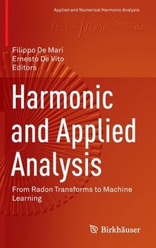 portada Harmonic and Applied Analysis: From Radon Transforms to Machine Learning (in English)