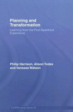 portada planning and tranformation: learning from the post-apartheid experience (en Inglés)