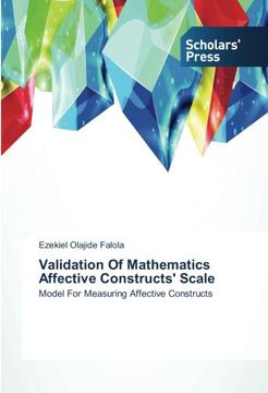 portada Validation  Of Mathematics Affective Constructs' Scale: Model For Measuring Affective Constructs