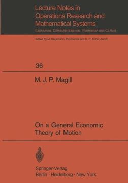 portada on a general economic theory of motion (en Inglés)