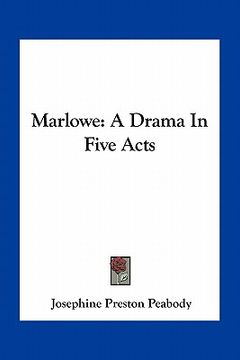 portada marlowe: a drama in five acts