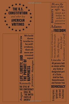 portada The U.S. Constitution and Other Key American Writings (Word Cloud Classics) (en Inglés)