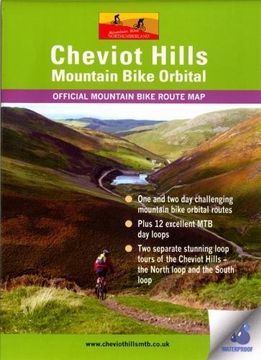 portada Cheviot Hills Mountain Bike Orbital Map: Waterproof Route map 