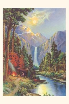 portada Vintage Journal Camping by a Mountain Stream (en Inglés)