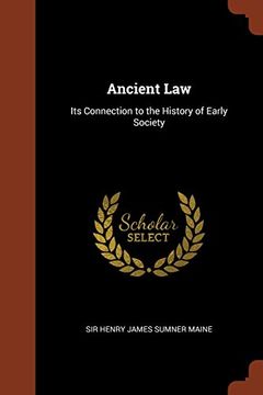 portada Ancient Law: Its Connection to the History of Early Society