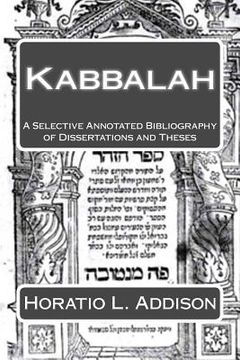 portada Kabbalah: A Selective Annotated Bibliography of Dissertations and Theses (en Inglés)