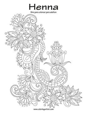 portada Henna libro para colorear para adultos 1 (Volume 1) (Spanish Edition)