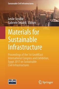 portada Materials for Sustainable Infrastructure: Proceedings of the 1st Geomeast International Congress and Exhibition, Egypt 2017 on Sustainable Civil Infra (en Inglés)