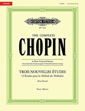 portada Trois Nouvelles Études for Piano: Sheet (in English)