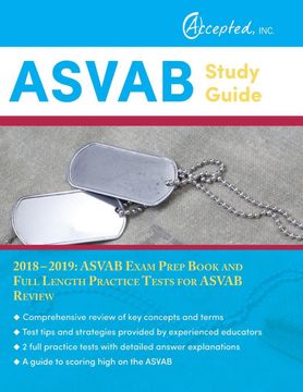 portada Asvab Study Guide 2018-2019: Asvab Exam Prep Book and Full Length Practice Tests for Asvab Review (en Inglés)