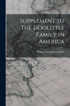 portada Supplement to The Doolittle Family in America (en Inglés)