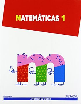portada Matemáticas 1. (Aprender es crecer)