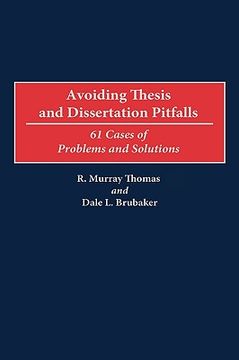 portada avoiding thesis and dissertation pitfalls: 61 cases of problems and solutions (en Inglés)