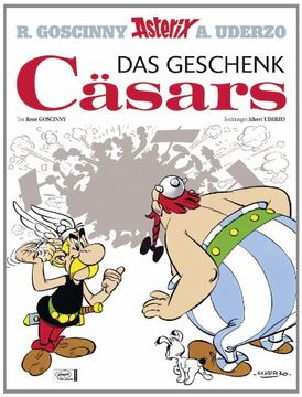 portada Asterix 21: Das Geschenk Cäsars (en Alemán)