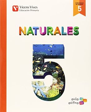 portada Naturales 5 Madrid (aula Activa) Quinto de Primaria (Paperback)