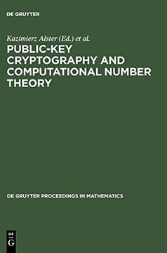 portada Public-Key Cryptography and Computational Number Theory (de Gruyter Proceedings in Mathematics) (en Inglés)