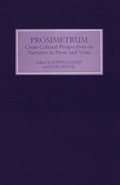 portada Prosimetrum: Crosscultural Perspectives on Narrative in Prose and Verse (en Inglés)