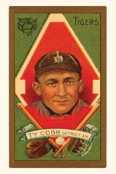 portada Vintage Journal Early Baseball Card, Ty Cobb