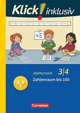 portada Klick! Inklusiv - Grundschule / Förderschule - Mathematik: 3. /4. Schuljahr - Zahlenraum bis 100: Themenheft 7 (en Alemán)
