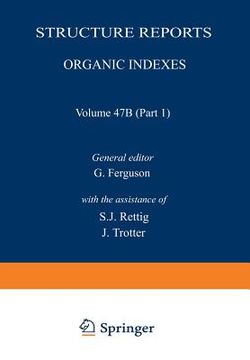 portada Structure Reports: Organic Indexes (en Inglés)