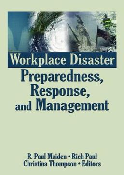portada workplace disaster preparedness, response, and management