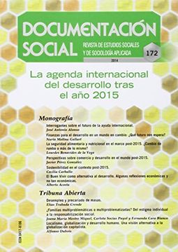 portada La agenda internacional del desarrollo tras el año 2015 (Documentación Social)