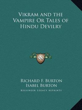 portada vikram and the vampire or tales of hindu devilry (en Inglés)