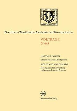 portada Nordrhein-Westfälische Akademie Der Wissenschaften: Natur-, Ingenieur- Und Wirtschaftswissenschaften Vorträge - N 443 (en Alemán)