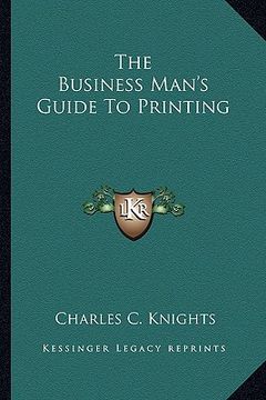 portada the business man's guide to printing (en Inglés)
