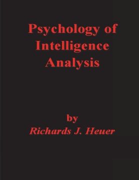 portada Psychology of Intelligence Analysis (in English)