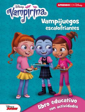 portada Vampirina. Vampijuegos Escalofriantes (Libro Educativo Disney con Actividades): 5-7 Años