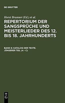 portada Katalog der Texte. Jungerer Teil (a - c) (in German)