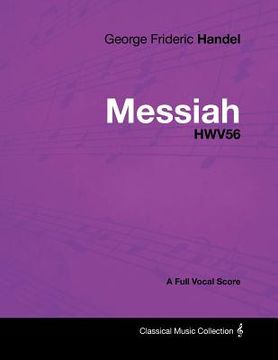 portada george frideric handel - messiah - hwv56 - a full vocal score (en Inglés)