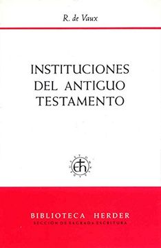 portada Instituciones del Antiguo Testamento (in Spanish)