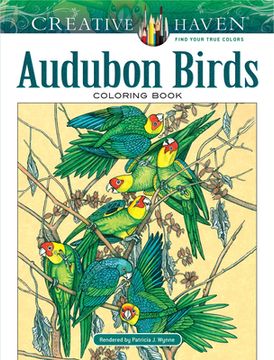 portada Creative Haven Audubon Birds Coloring Book (en Inglés)