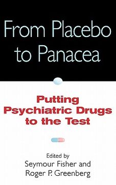 portada from placebo to panacea: putting psychiatric drugs to the test (in English)