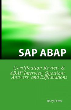 portada sap abap certification review: sap abap interview questions, answers, and explanations