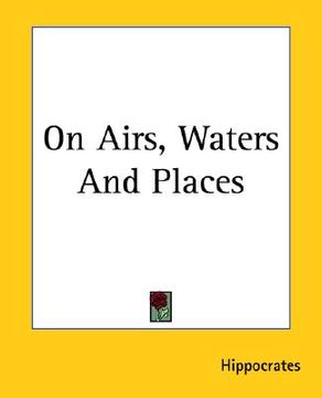 portada on airs, waters and places (en Inglés)