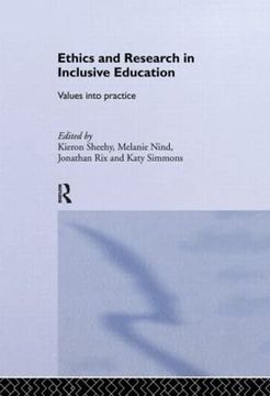 portada Ethics and Research in Inclusive Education: Values Into Practice (en Inglés)