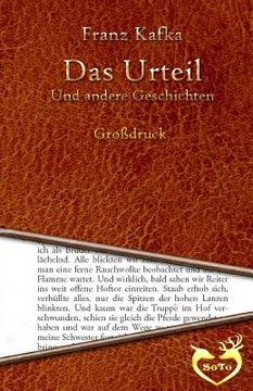 portada Das Urteil - Großdruck: Und andere Geschichten (in German)