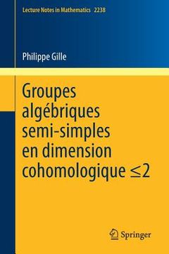 portada Groupes Algébriques Semi-Simples En Dimension Cohomologique: Semisimple Algebraic Groups in Cohomological Dimension (en Francés)