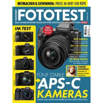portada Fototest - das Unabhängige Magazin für Digitale Fotografie von Imtest: Fototest Ausgabe 06/23 - Porträtfotografie (en Alemán)