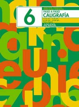 paso a paso, caligrafía, educación primaria, 1 ciclo. cuaderno 6