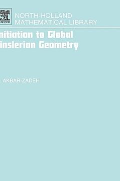 portada initiation to global finslerian geometry (en Inglés)