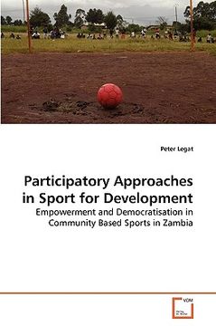 portada participatory approaches in sport for development (en Inglés)