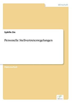 portada Personelle Stellvertreterregelungen (German Edition)