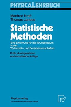 portada Statistische Methoden: Eine Einführung für das Grundstudium in den Wirtschafts- und Sozialwissenschaften (en Alemán)