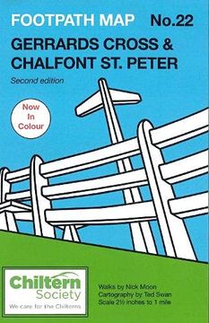portada Map 22 Footpath map no. 22 Gerrards Cross & Chalfont st. Peter: Second Edition - in Colour (Chiltern Society Footpath Maps) (en Inglés)