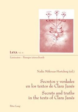 portada Secretos y verdades en los textos de Clara Janés- Secrets and truths in the texts of Clara Janés