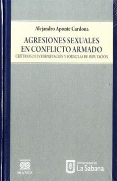 portada Agresiones Sexuales en Conflicto Armado (in Spanish)
